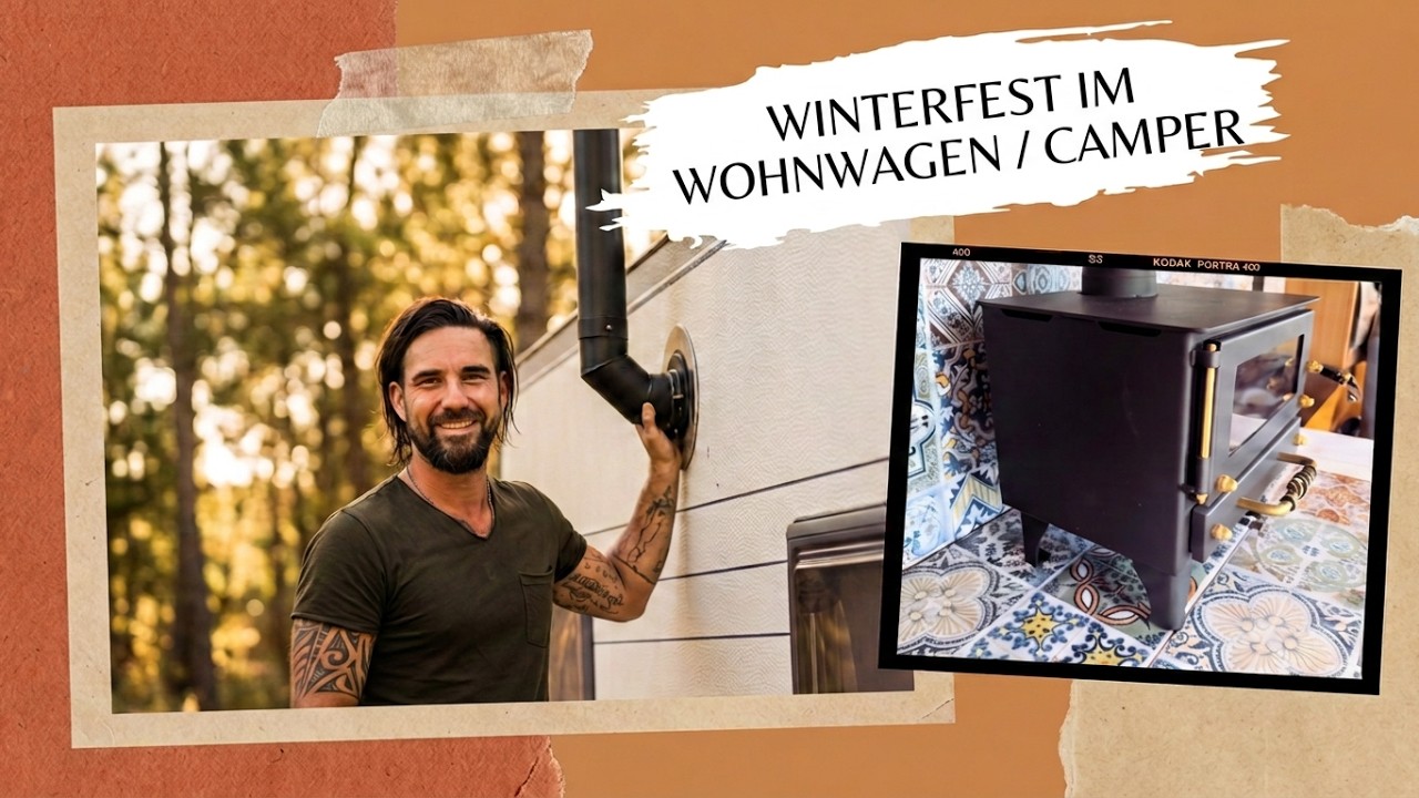 DIY Anleitung Holzofen in Wohnwagen einbauen